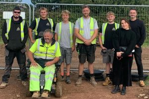 Community building now on site!